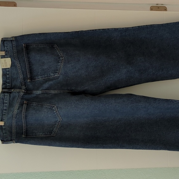 Agolde Fusion Classic Blue Organic Cotton Women's Relaxed Fit Jeans Sz 33 - Picture 8 of 12